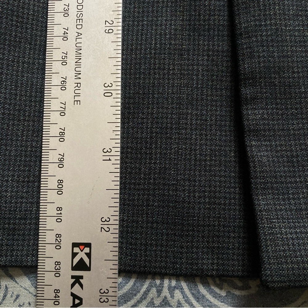 Bill Blass Blazer Jacket Mens XL Size 44L Houndstooth Double Breast Pure Wool - Picture 8 of 10